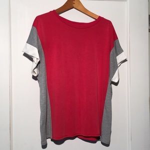 Anthropologie “Mae” colorblocked tee